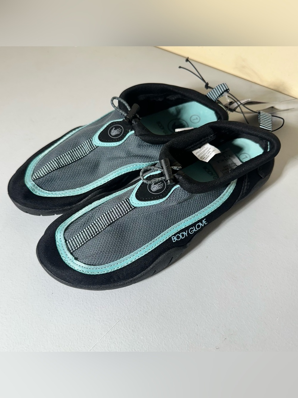 Body Glove Aqua and Black Water Shoes with Quick-Adjust Bungee